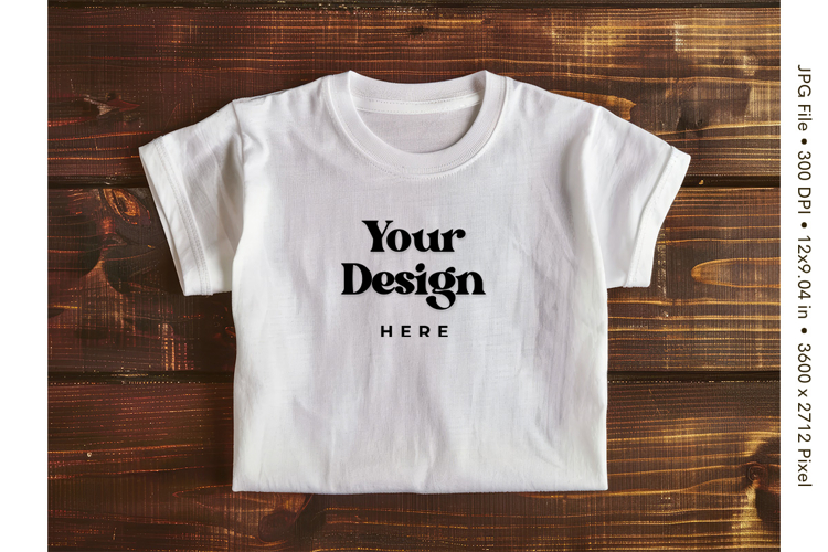White T-shirt Mockups Bella and Canvas Top View Mockups_40