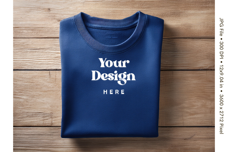 Blue T-shirt Mockups Bella and Canvas Top View Mockups_52