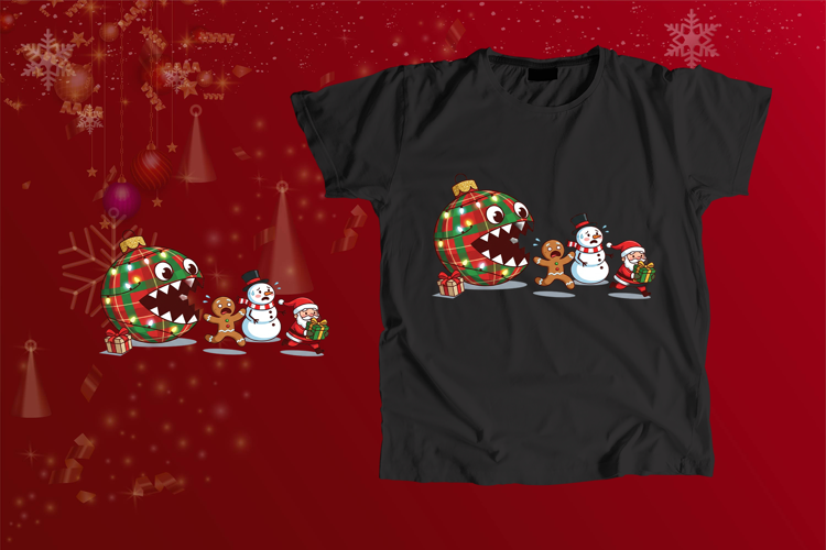 Funny Christmas Monster Bauble Santa Snowman PNG