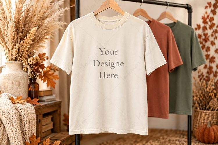 T-shirt Mockup Design White