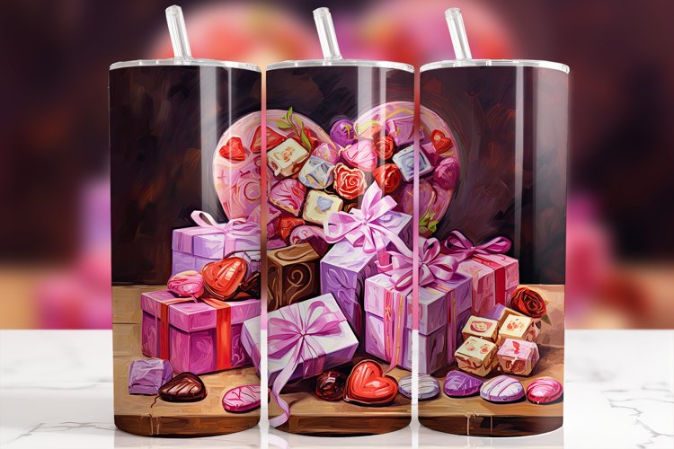 Sweetheart Treasures & Blossoms Valentine Tumbler Wrap