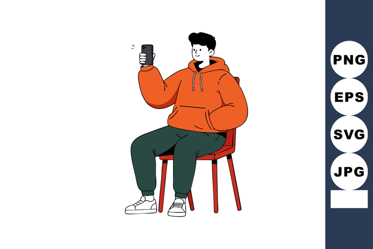 Selfie Clipart Image 16