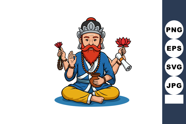 Meditation Clipart Image 22