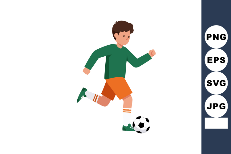 Soccer Player Clipart Image 14