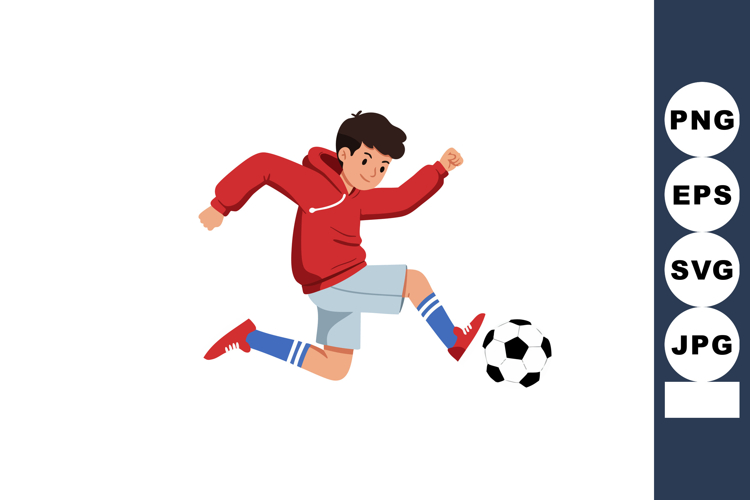 Soccer Player Clipart Image 13