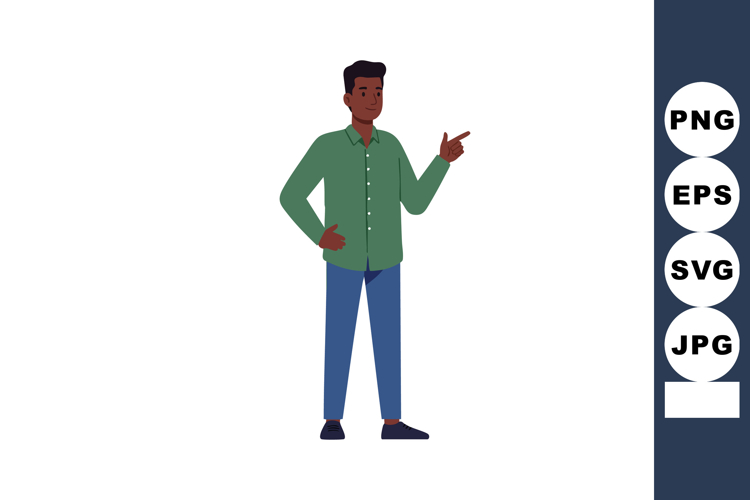 Finger Pointing Clipart Image 24