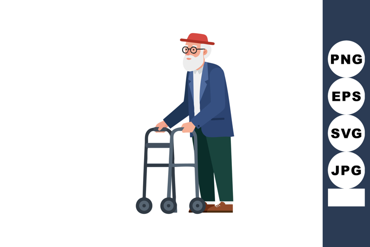 Walker Clipart Image 4