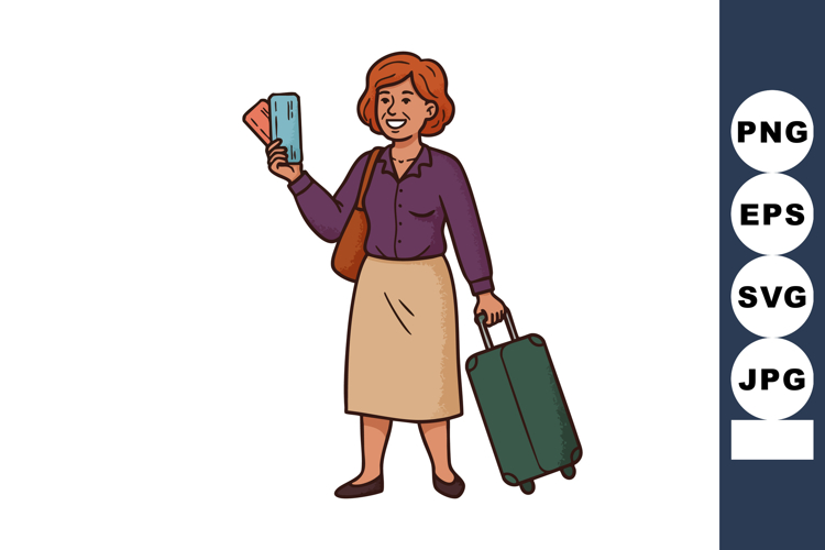 Traveler Clipart Image 14