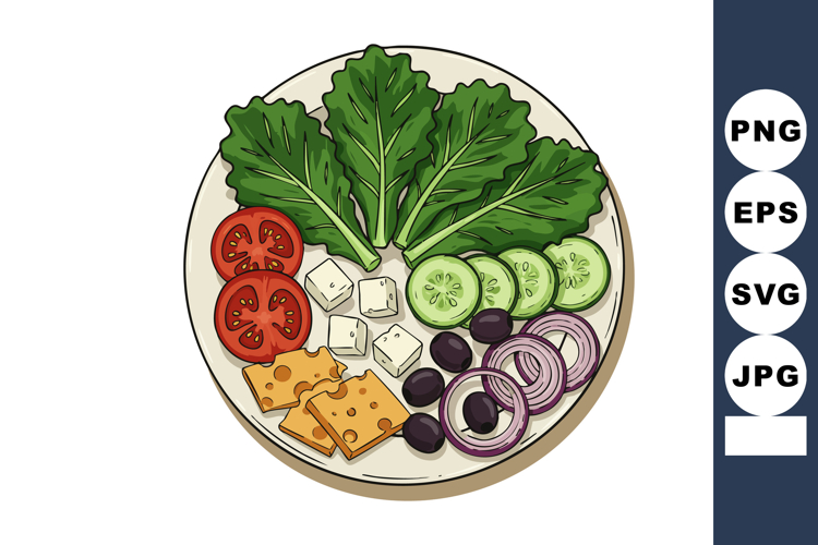 Salad Clipart Image 2