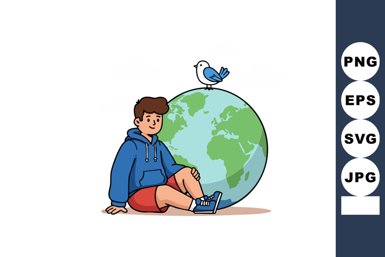 Blue Bird Clipart Image 18