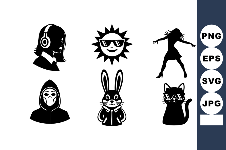 Sunglasses Silhouette Image 12