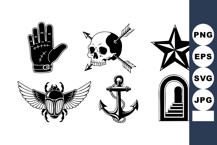 Hand Black And White Clipart Image 24
