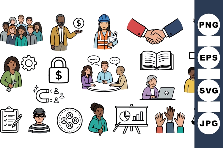 Team Meeting Clipart Image 15