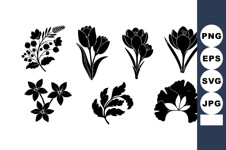 Flower Silhouette Image 4