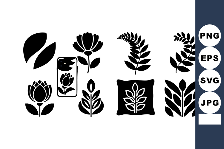 Flower Silhouette Image 13