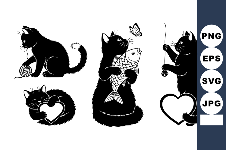 Black Cat SVGs Image 2