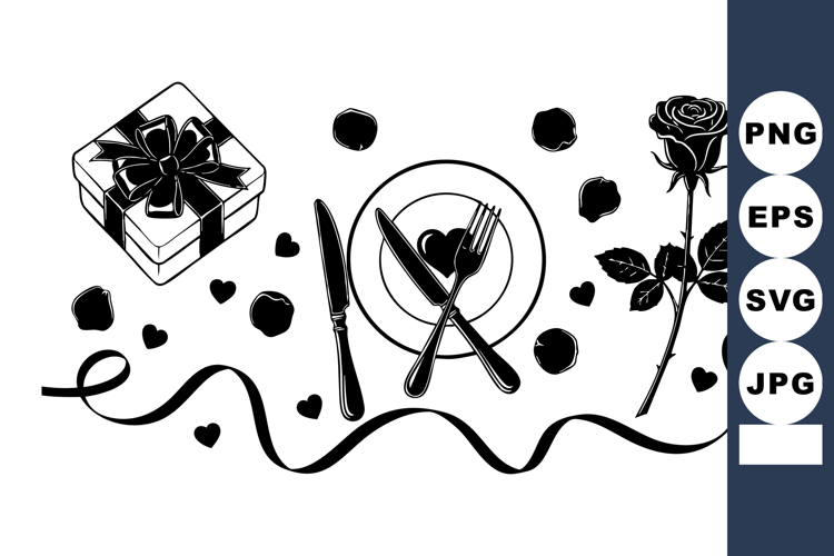 Black Rose Silhouette Image 18