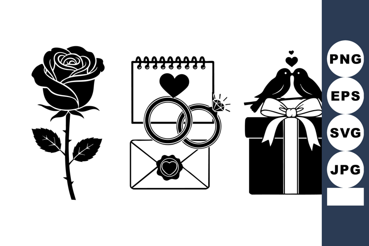 Black Rose Silhouette Image 10