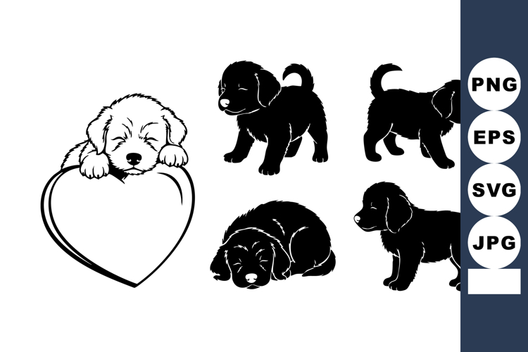 Golden Retriever Clipart Image 21