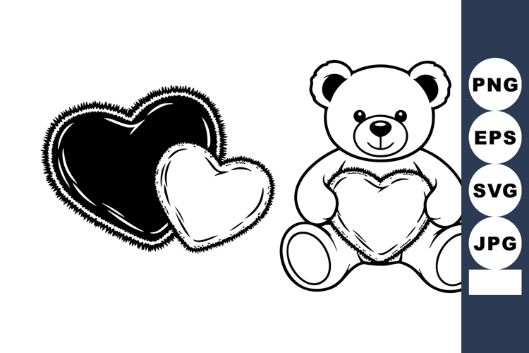 Teddy Bear Coloring Page Image 6