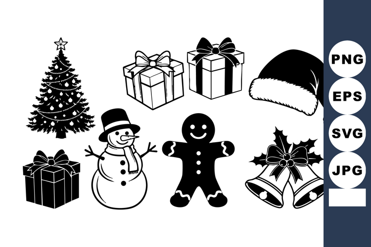 Christmas Snowman Clipart Image 11