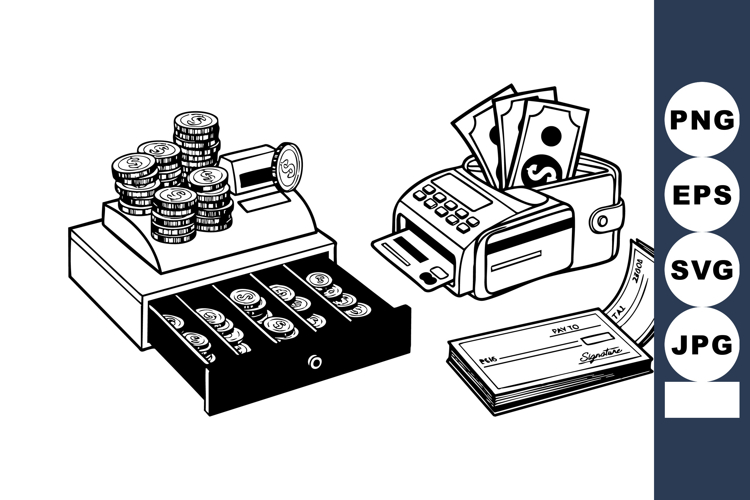 Black And White Line Art Image 3