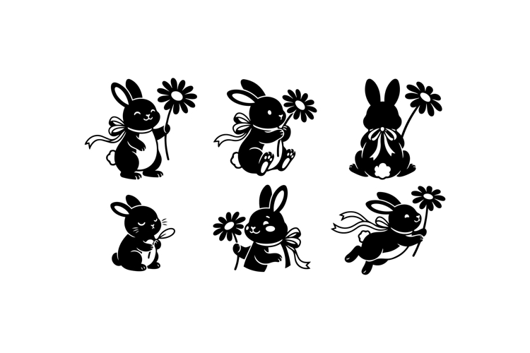 Ribbon Silhouette Image 6