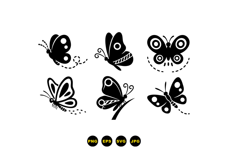 Hand Drawn Butterfly Vector For Crafts