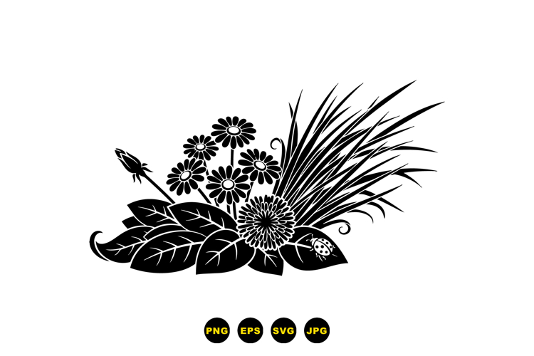 Hand Drawn Floral Clipart For Wedding Invitations