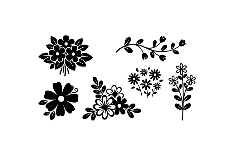 Hand Drawn Floral SVG For Invitations