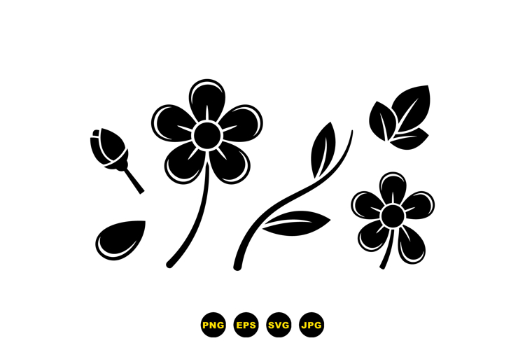 Hand Drawn Floral SVG For Invitations