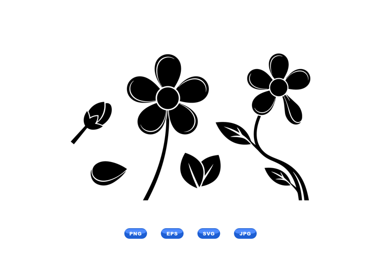 Hand Drawn Floral SVG For Invitations