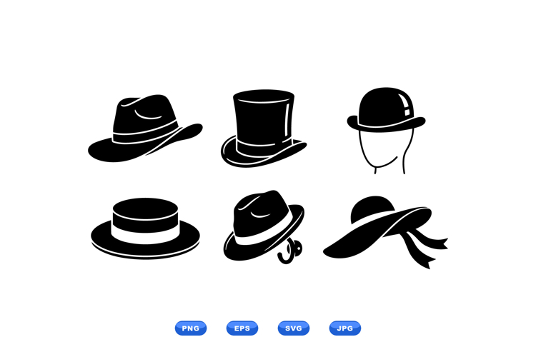 Vector Hat Clipart For Fashion Graphics