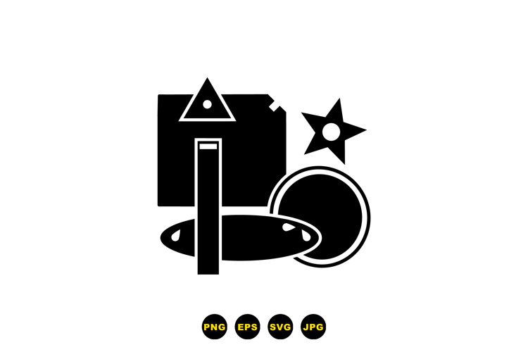 Hand Drawn Geometric SVG For Crafts