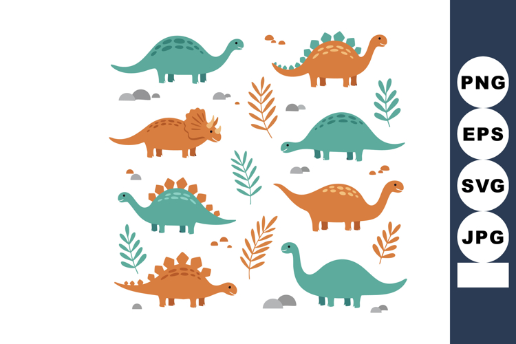 Dinosaur Vectors Image 9