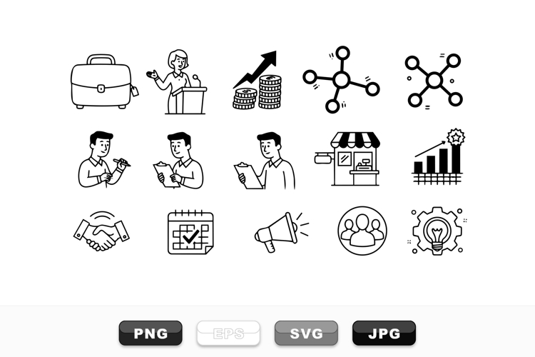 Business Icons Vector Pack for Office and Marketing Use