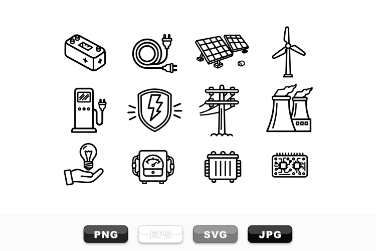 Wind Turbine Clipart Image 23