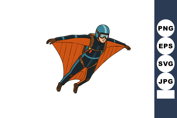 Skydiving Clipart Image 18