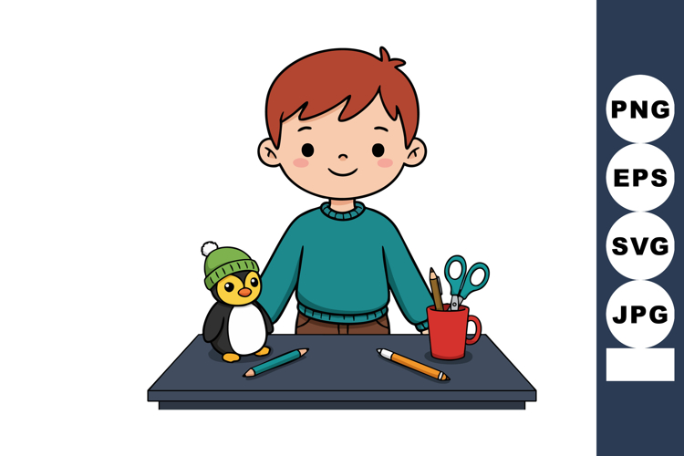 Penguin Clipart Image 13
