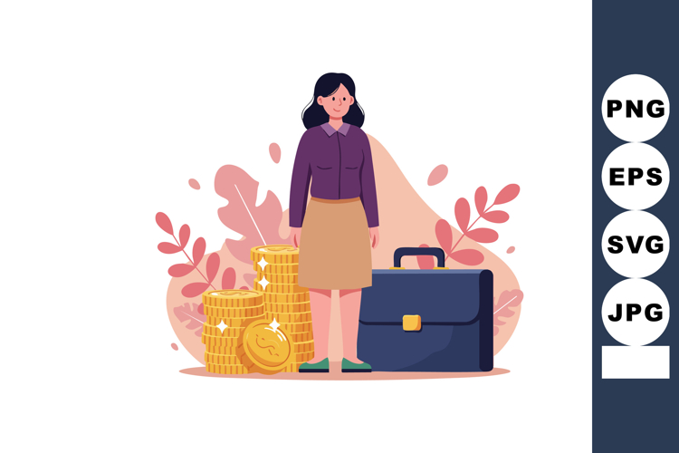 Gold Coins Clipart Image 2