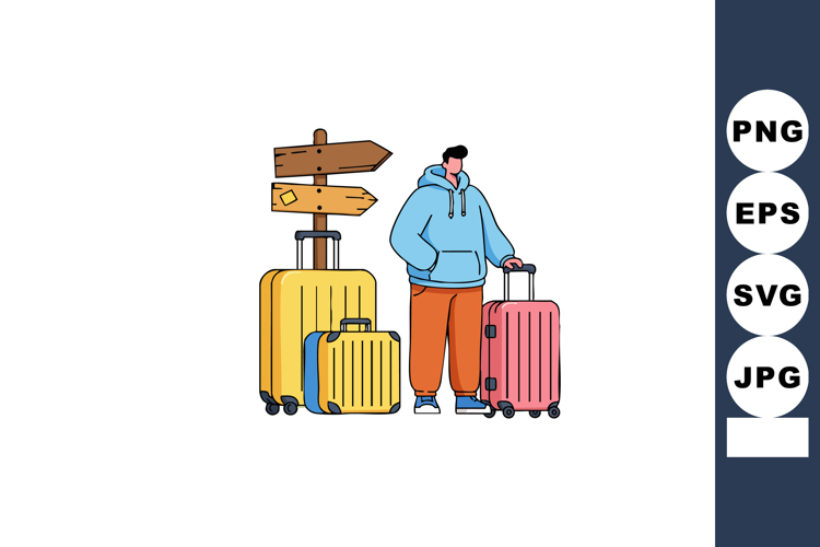 Luggage Clipart Image 6