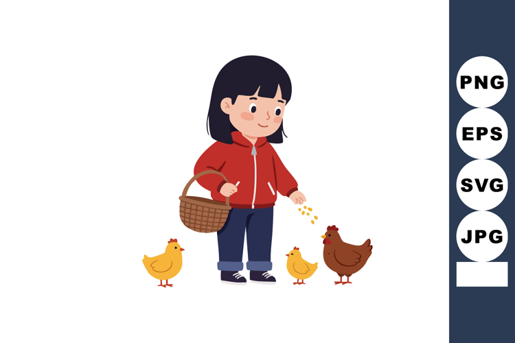 Chickens Clipart Image 5