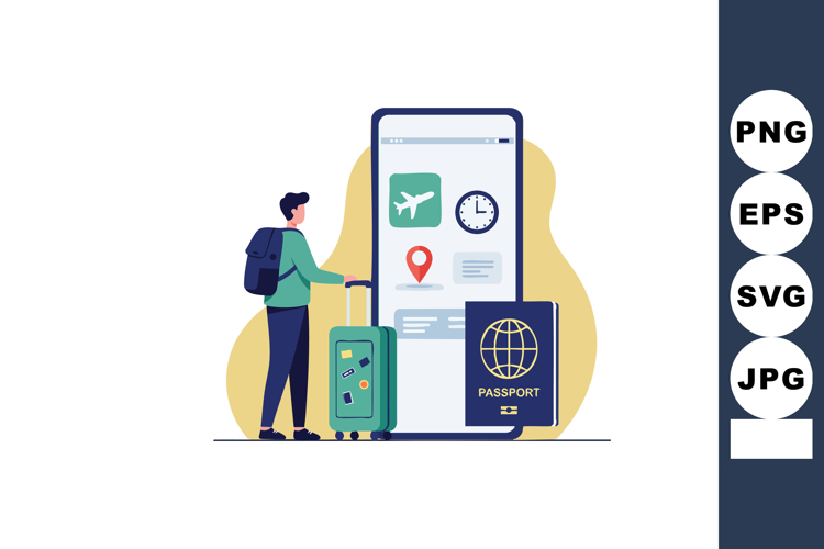  Traveler Clipart Image 4