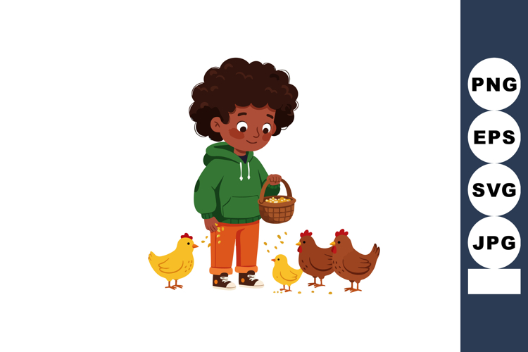 Chickens Clipart Image 11
