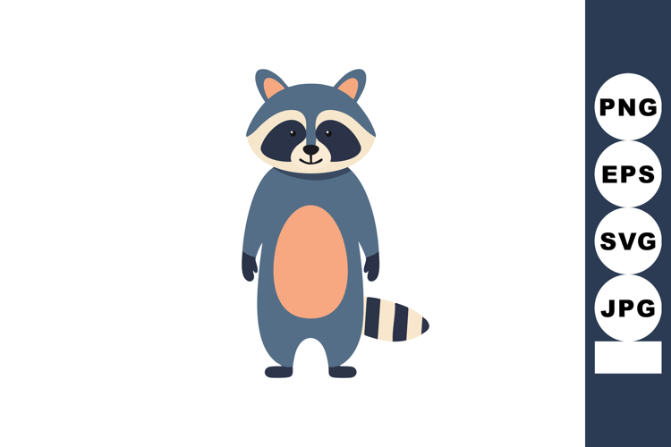 Raccoon Clipart Image 13