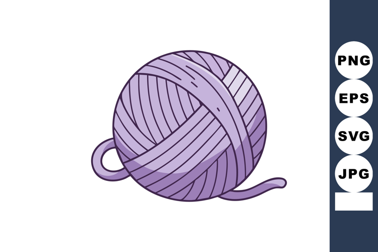 Yarn Ball Clipart Image 23