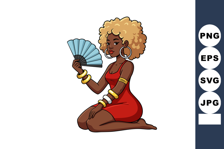 Afro Clipart Image 2