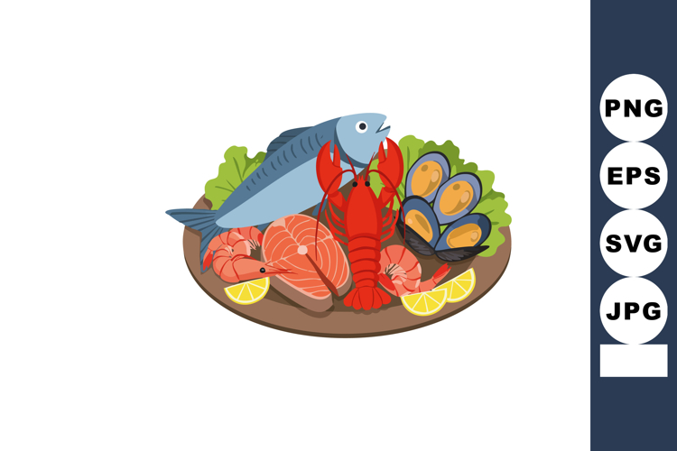 Shrimp Clipart Image 3