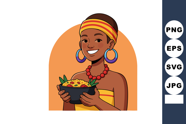 African Clipart Image 9