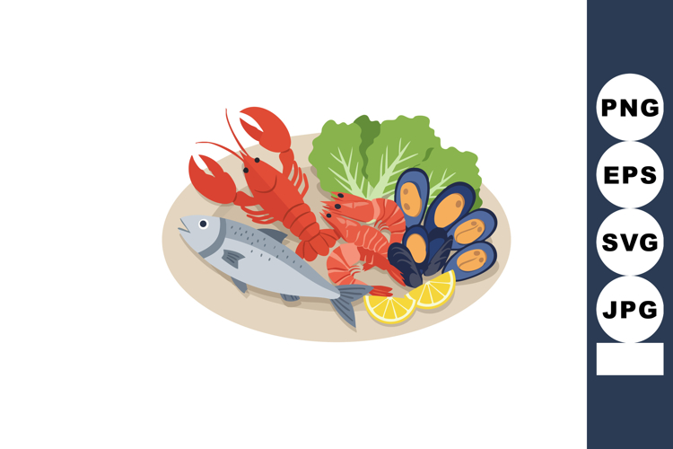 Shrimp Clipart Image 2